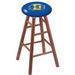 Holland Bar Stool NHL 30" Bar Stool Wood/Plastic/Acrylic in Yellow | Counter Stool (24" Seat Height) | Wayfair RC24MSMedCarHur