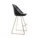 sohoConcept Avanos Wire Counter/Bar Stool in Gold Upholstered/Metal in Black | 39 H x 21 W x 22 D in | Wayfair AVA-WIB-GLD-001