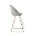 sohoConcept Avanos Wire Counter/Bar Stool in Gold Upholstered/Metal in Gray | 39 H x 21 W x 22 D in | Wayfair AVA-WIB-GLD-008