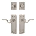 Nostalgic Warehouse Mission Entry Set w/ Manor Lever in Gray | 10.63 H x 2.5 W x 2.38 D in | Wayfair 782538