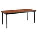 National Public Seating MSFT Series 36-In. Rectangular Portable Banquet Table Wood in Brown | 29" H x 96" W x 24" D | Wayfair MSFT-2496PWEBCH