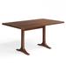 Saloom Furniture Paxton Maple Solid Wood Dining Table Wood in Brown | 36" W x 72" L | Wayfair MAWS 3672 PAX Walnut-G