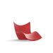 Vondom Surf Sun Battery Chaise Lounge Plastic in Red | 35.25 H x 35.75 W x 74.25 D in | Outdoor Furniture | Wayfair 51011F-RED