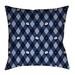 Latitude Run® Avicia Indoor/Outdoor Throw Pillow Polyester/Polyfill blend in Blue | 26 H x 26 W x 3 D in | Wayfair 4E9783CBF2804BC58D8221317D9572F8