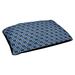 Wrought Studio™ Bonheur Football Luxury Outdoor Dog Pillow Metal in Blue | Large (40" W x 30" D x 5" H) | Wayfair 394E14356B1948E6819619E54836F7E2