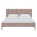 AllModern Tomas Upholstered Low Profile Platform Bed Upholstered, Metal in Brown | King | Wayfair 72DA0E88A6B54A64998D71842B5085B4
