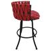 Williston Forge Custom Bar Stool Set of 3 Vinyl Metal in Gray | 40 H x 19 W x 20 D in | Wayfair 275FB7EAAFAC4853877AFD47EB4ED898