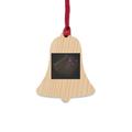 The Holiday Aisle® Hand-Painted Environment Art Wooden Holiday Shaped Ornament Wood in Black/Brown/Indigo | 3 H x 3 W x 1 D in | Wayfair