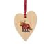 The Holiday Aisle® Fire Bull Holiday Shaped Ornament Wood in Brown/Orange | 3 H x 3 W x 1 D in | Wayfair 2F36D050803846CFA7F06BA7D35A2317