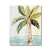 Bayou Breeze Palm Tree Leaves Tropical Summer Breeze Beach Wood/Canvas in Brown | 30 H x 24 W x 1.5 D in | Wayfair 6FBCD798223D4DCBB5707F528CA42D05