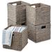 Bayou Breeze Set Of 5 Storage Baskets w/ Inserts Seagrass in Gray | 10.5 H x 10.5 W x 10.5 D in | Wayfair 3D459FB5A7A54FC288A4C35AB3AFA1FA