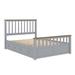 Red Barrel Studio® Ceresa Platform Storage Bed Wood in White | 43.3 H x 58 W x 82.7 D in | Wayfair 0FAC6593C7D04764A0663BE060B4F10C