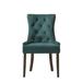 Rosdorf Park Kalell modern dining chairs, kitchen chairs, velvet dining chair Wood/Upholstered in Green | 38 H x 22 W x 24 D in | Wayfair