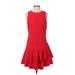 Ark n c. Casual Dress: Red Dresses - Women's Size Small