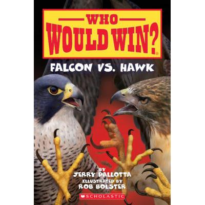 Who Would Win?: Falcon vs. Hawk (paperback) - by Jerry Pallotta