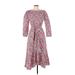 Rebecca Taylor Casual Dress: Pink Dresses - Women's Size 3