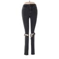 American Eagle Outfitters Jeggings - High Rise: Black Bottoms - Women's Size 0