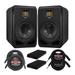 Adam Audio S2V 7in Powered Studio Monitor (Pair) with Isolation Pads and Cables