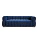 Carlan 89" Velvet Tuxedo Arm Sofa