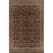 All-Over Brown Mood Persian Vintage Area Rug Handmade Wool Carpet - 8'5"x 12'0"