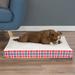 2-Layer Orthopedic Memory Foam Dog Bed with Machine Washable Sherpa Cover