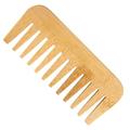 WOXINDA Change Eye Color Ice on Your Face Wide Tooth Bamboos Comb Natural Bamboos Detangler For Wet Or Dry Hair Preventes Tangless & Static Styling & Detangling Tool For Straight Curly Wavy Thick Hair