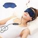 USB Heated Eye Mask Men s And Women s Hot Compress Eye Mask With Timer Relieves Dry Eyes Eye Fatigue Dark Circles