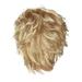 Skpblutn Clip in Human Hair Extensions Sexy Wig Cool Wig Bangs Wig Women S Curly Short Styling Full Wig Fashion Wiggold