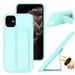 UUCOVERS iPhone 15 Case with Wrist Band Multi-Functional Magnetic Vertical & Horizontal Stand Case for iPhone 15 Slim Silicone Protective Case for iPhone 15 6.1 2023 Mint