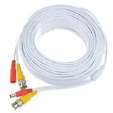 PKPOWER White 150ft BNC Extension Cable for Samsung SDC-7340BCN HD Security Camera CCTV