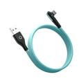 USBC Liquid Silicone Lshaped Data Cable 2.4A L Shaped Fast Charging Cable 1 Meter 643 Fast Charge Charger Cable Fast Charging Light up C Charging Cable Fast Charging Tick Talk 3 Charging Cable 7