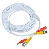 PKPOWER White 65ft BNC Extension Cable for Samsung SDC-7340BCN HD Security Camera CCTV