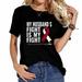 Womens T Shirt Head and Neck Cancer: My Husband s Fight is My Fight Raglan Baseball Shirts Black 2X-Large