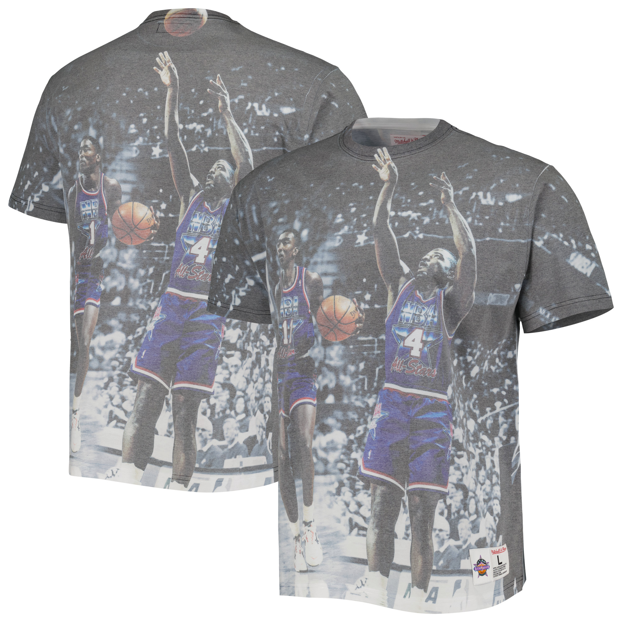 Mitchell & Ness Detroit Pistons Above the Rim Grafik-T-Shirt für Herren Image