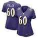 Women's Nike Kyle Fuller Purple Baltimore Ravens Game Jersey