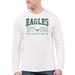 Men's Starter White Philadelphia Eagles Retro Long Sleeve T-Shirt