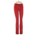 J Brand Jeggings - Mid/Reg Rise: Red Bottoms - Women's Size 27