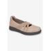 Women's Inga Casual Flat by Easy Street in Taupe Matte (Size 8 1/2 M)
