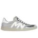 Skechers Women's Mark Nason: New Wave Cup - The Rally Sneaker | Size 7.5 | Silver | Textile/Leather/Synthetic