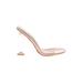 Cape Robbin Mule/Clog: Gold Print Shoes - Women's Size 6 1/2 - Open Toe