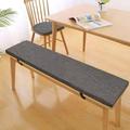 Edumov Seat Cushion, Bench Cushion, Cushion for Garden Bench and Hollywood Swing, Garden Bench Cushion for Garden Furniture, Bench Cushion Seat Cushion (180 x 55 x 5 cm, Dark Grey)