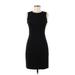 Elie Tahari Casual Dress: Black Dresses - Women's Size 2