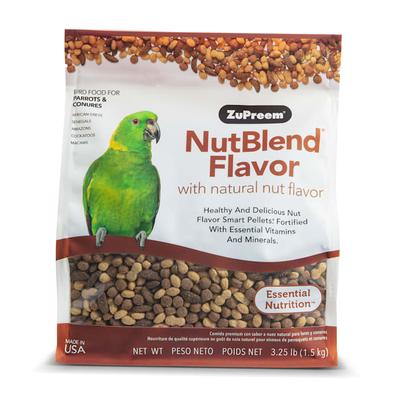 ZuPreem AvianMaintenance NutBlend Premium Bird Diet for Medium & Large Birds, 3.25 lbs.