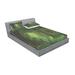 East Urban Home Deep Tropical Jungle Trees Foliage In The Woodland Himalayas Meditation Landscape Sheet Set Microfiber/Polyester | Full | Wayfair