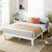 Red Barrel Studio® Harlow Solid Wood Platform Bed Wood in White | California King | Wayfair 8B7BD64DBBAC457CA01795A058B752F6