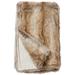 Donna Salyer's Fabulous-Furs Blonde Fox Faux Fur Blanket Faux Fur | 60 H x 60 W in | Wayfair 10200 BLDFOX 60