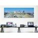 Ebern Designs Houston Panoramic Skyline Cityscape Photographic Print on Canvas in White/Blue | 16 H x 48 W x 1.5 D in | Wayfair