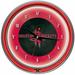 Trademark Global 14.5" NBA Double Ring Neon Wall Clock Plastic in Red | Wayfair NBA1400-HR