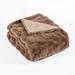 Joss & Main Biscoe Throw Blanket Faux Fur in Brown | 70 H x 50 W in | Wayfair 7D47EF04F18841918963B5C748866E2A