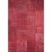 Red 59 x 59 x 0.4 in Area Rug - Union Rustic Kemontez Area Rug Microfiber, Polyester | 59 H x 59 W x 0.4 D in | Wayfair